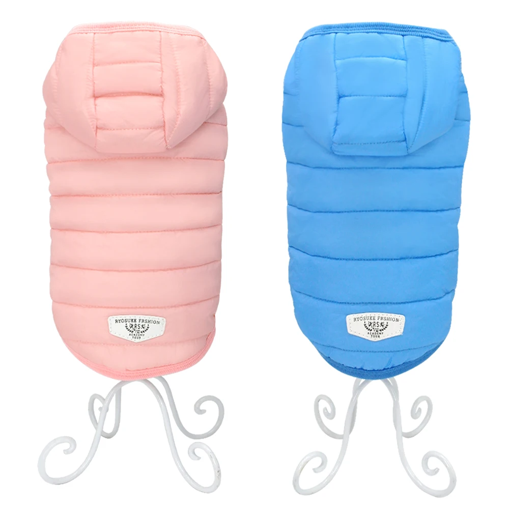 Одежда для чихуахуа водонепроницаемая куртка кошек теплый пуховик собак зимнее