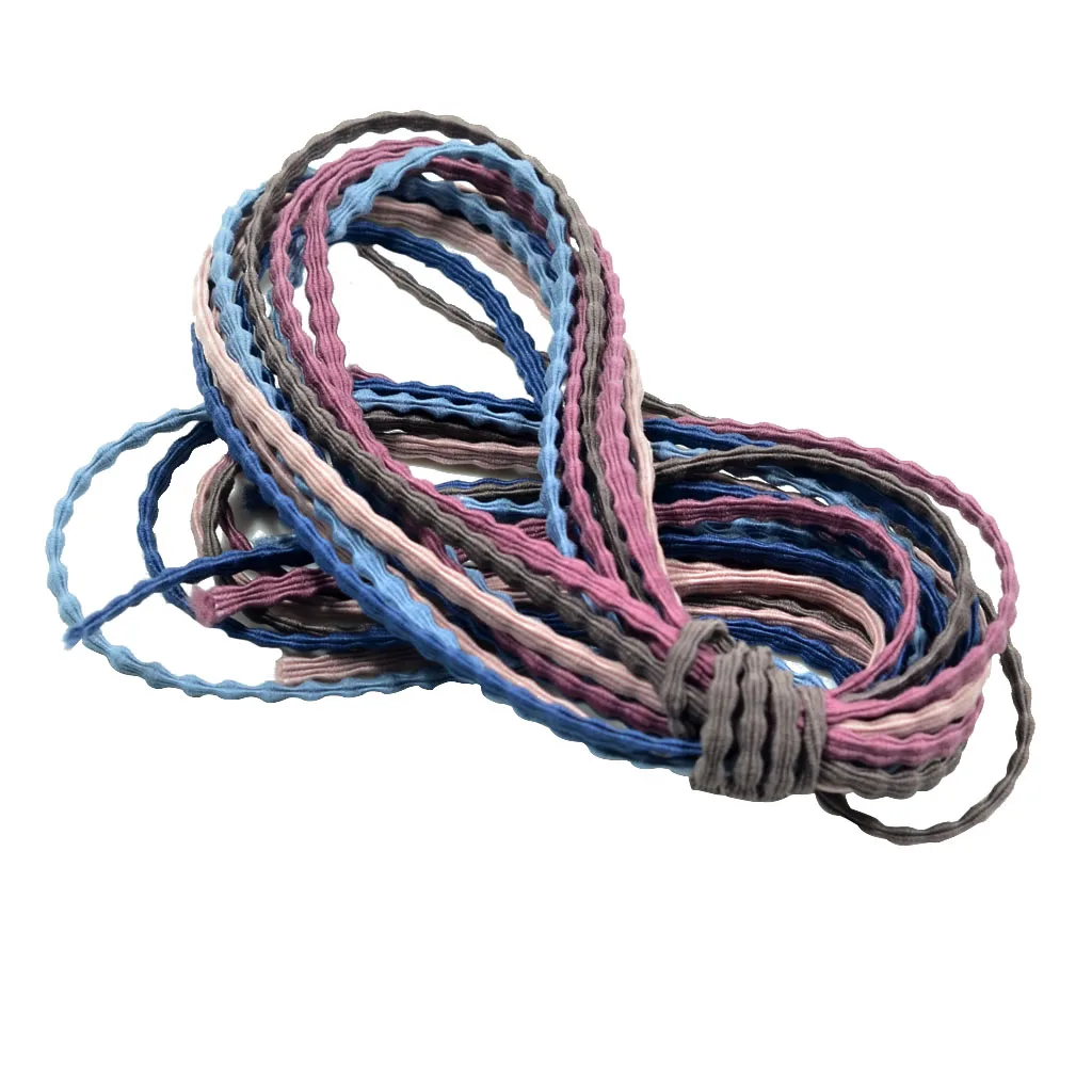 10 Meters Colorful Elastic Hair Bands Ponytail Holders for Girls Women Ladies