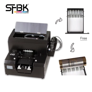 Online A4 UV Multifunktionale Inkjet Drucker Mit Rotierenden Gerät Für Muster Foto Druck Auf Zylindrischen Objekte Freies Verschiffen