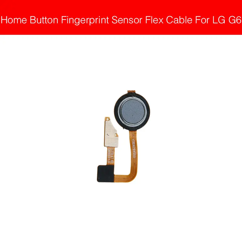 Кнопка Домой датчик отпечатков пальцев гибкий кабель для LG G7 G6 G5 Nexus 5X возврат в меню сенсорный датчик гибкий ленточный Ремонт Запчасти Замена - Цвет: Gray G6