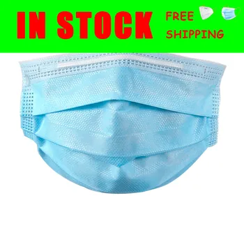 

In Stock Anti Masks，Disposable Earloops Facemasks ,3 Ply High Quality，Profession Mask，Anti