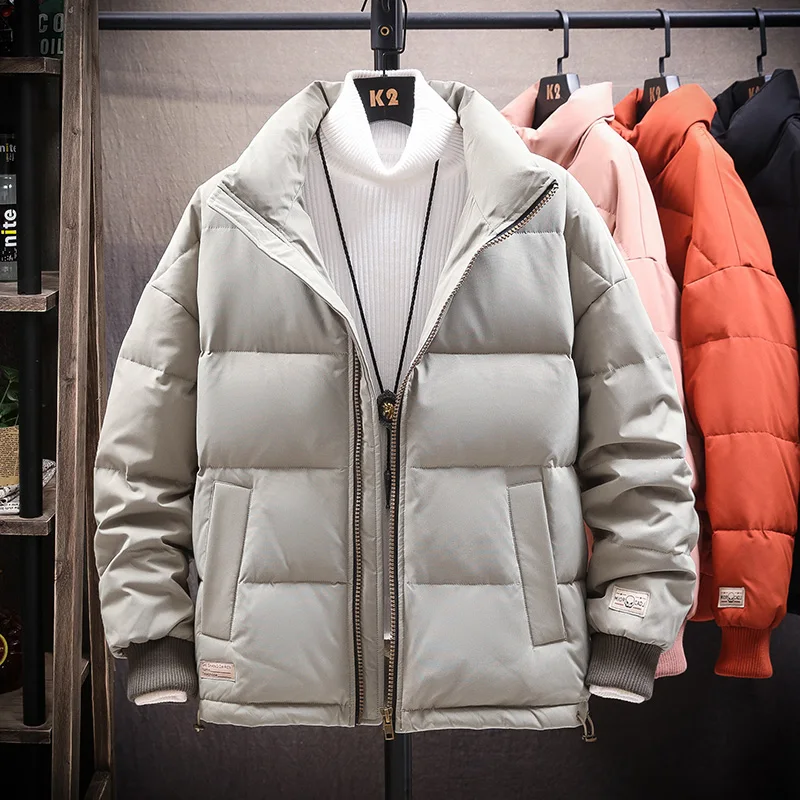 

Mens Jacket Men 2020 Winter Jacket Coat Fashion Solid Windproof Oversized Hip Hop Streetwear Casual Jackets Men