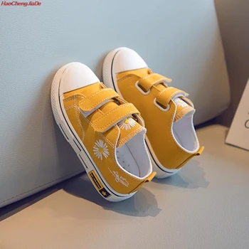 

4 Color Children Canvas Shoes Boys Sneakers Breathble 2020 Autumn New Fashion Kids Sports Shoes Student Single Girls Shoes
