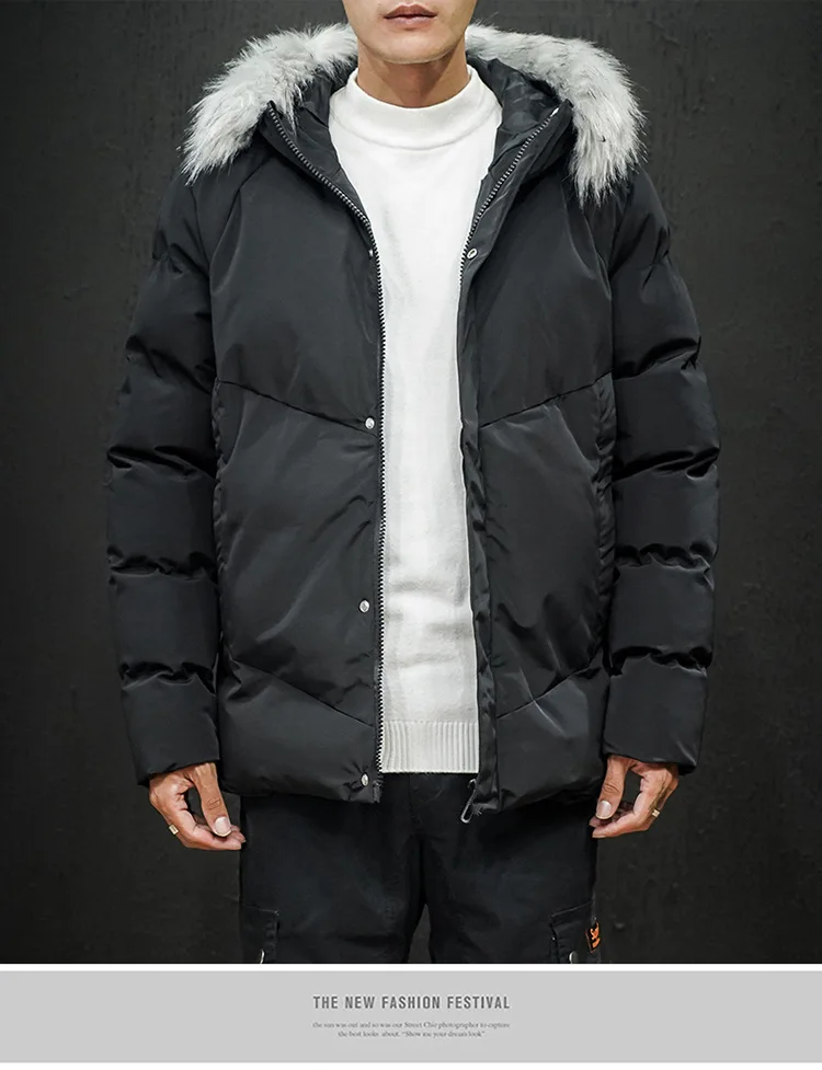 Macheda-My19365-w110 Polyester Winter New Style Large Size Cotton-padded Clothes Men's