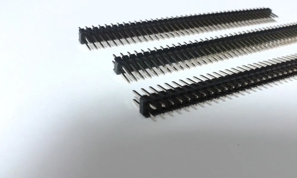 300 шт. x 2,54 мм 40Pin 1/2 ряда с прямыми углами женский штыревой разъем