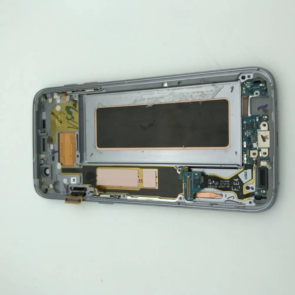 Высококачественный ЖК дисплей со средней рамкой для телефона Galaxy S7 edge к S10 plus с