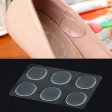 6 шт/лист, женские силиконовые гелевые стельки для обуви, женские вставки для обуви, подушечки для ухода за ногами, накладки для обуви на высоком каблуке