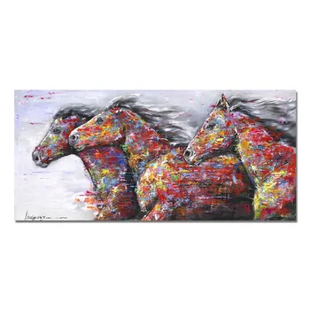 

30x60 Zx305 Horse Oil Painting Canvas Abstract Canvas Painting Wall Art Picture for Living Room Art Poster Decoration Picture