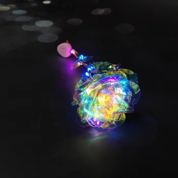 

Simulation Eternity Rose Flower Valentine'S Day Romantic Flower Wedding Gift Beautiful LED Luminous