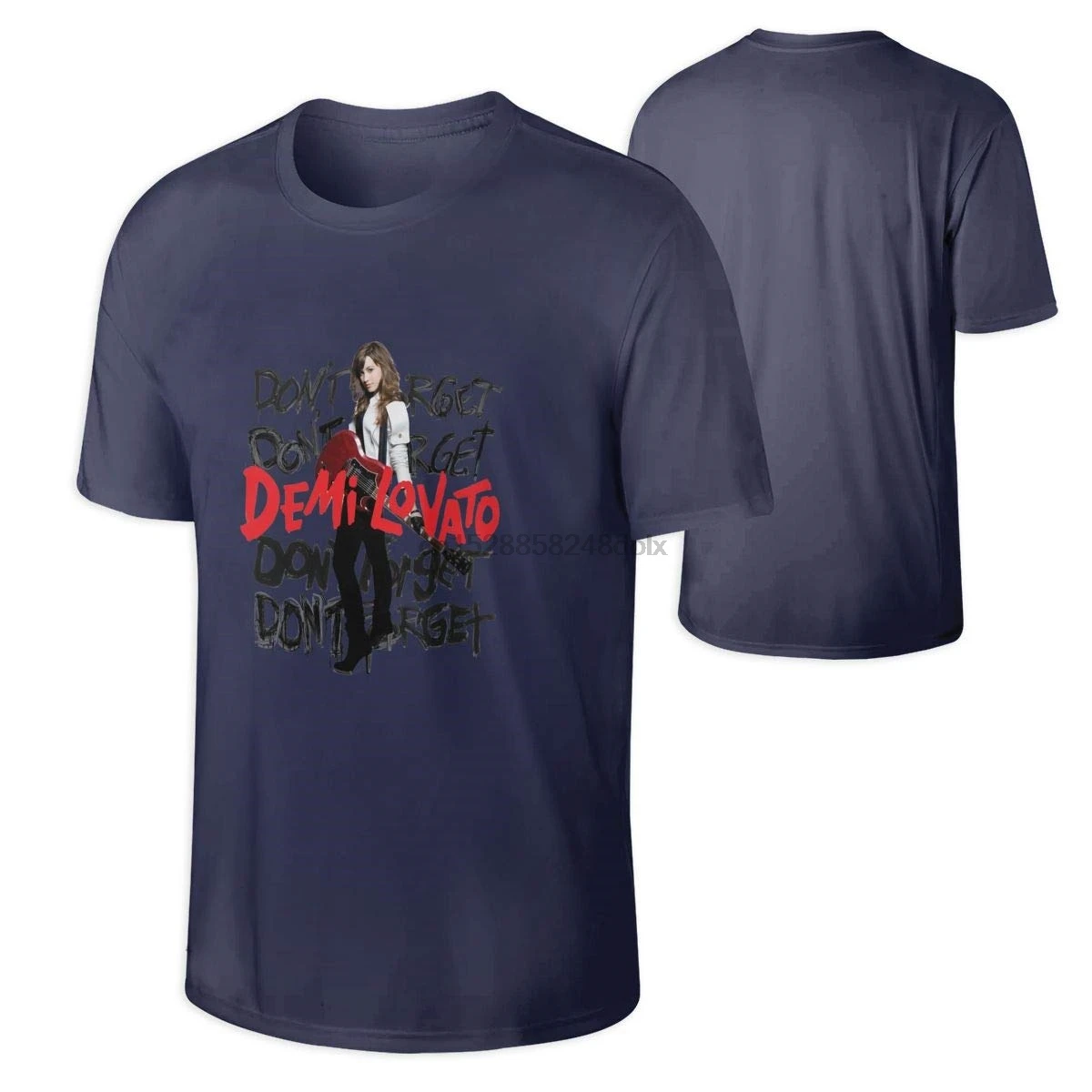 Demi Lovato Men's T-Shirt Hipster Musical Graphic T Shirt Black |