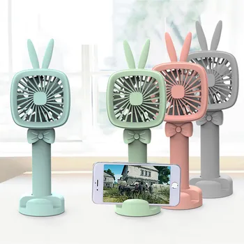 

Portable Mini Fan 3 Speed Adjustable Fans For Home OfficeDesk Travel With LED Light USB Rechargeable Fan Handheld Smart Home