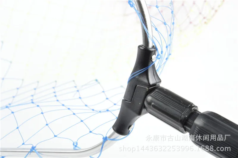 Черная Удочка Dip Net 1,5 м 1,7 м 2,1 м Выдвижная нержавеющая сталь Dip Net рыболовные снасти