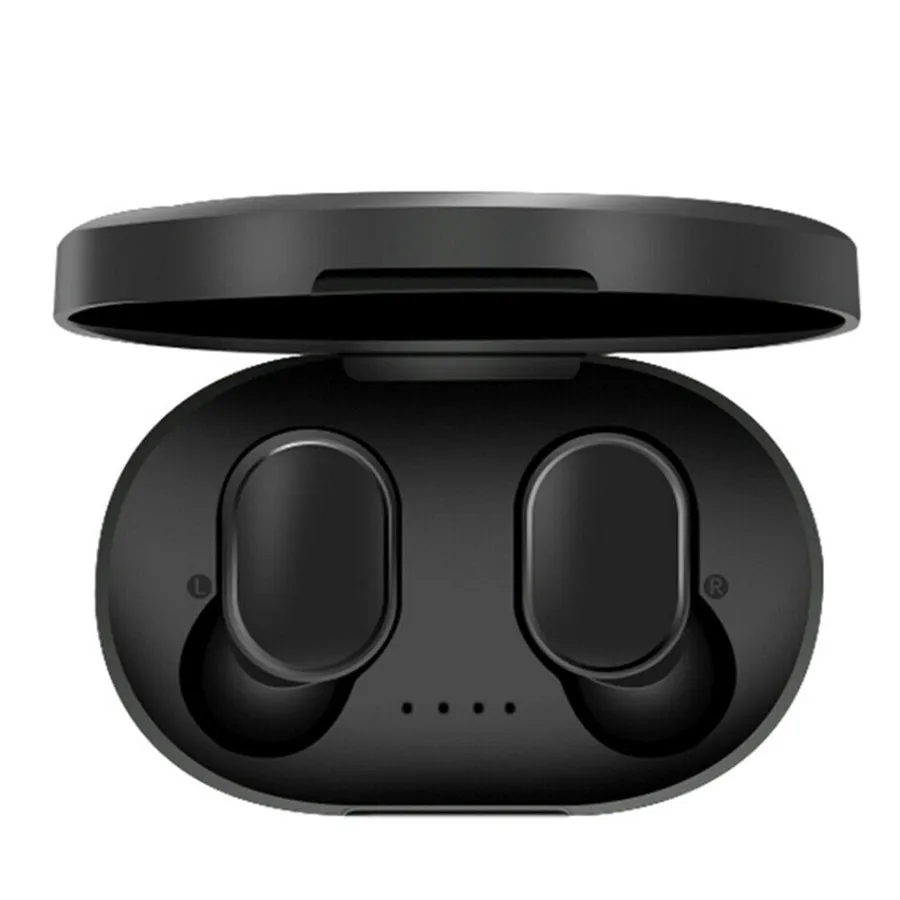 A6S TWS Bluetooth 5,0 наушники для Xiaomi Airdots Беспроводные наушники с шумоподавлением Микрофон для Redmi iPhone huawei samsung - Цвет: black
