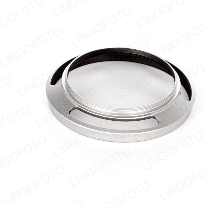 Lhxf1545 Silver Screw In Lens Hood For Fujifilm Xt100 Xc1545mm F3.5