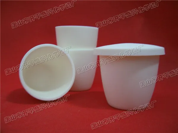 С крышкой dia50x48mm 50 мл емкость arc-shaped 99% чистый тигель керамический