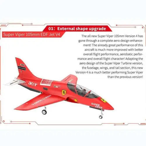 HSD RC 1,6 M Jet 105 мм EDF супер Viper V4 12S 160A самолет PNP модель гидравлический TH06108