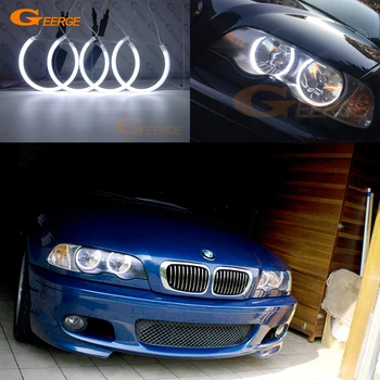 

Excellent Ultra bright CCFL angel eyes halo rings For BMW E46 Convertible Coupe 2001 2002 2003 Halogen Headlight