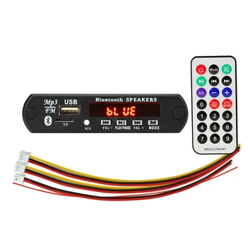 

5V MP3 WMA Decoder Board MP3 Player Car Audio USB TF FM Radio Module Wireless Bluetooth 5V Remote Control For Car