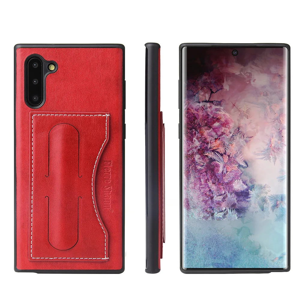 Для samsung Galaxy Note10 S8 S9 S10 Plus S10E Автомобильный держатель Подставка для карт кронштейн разъема задняя крышка чехол для Note 8 9 10 Note10 Plus