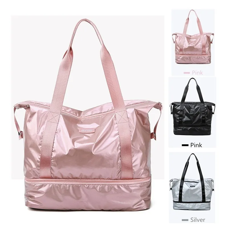 Waterproof Gym Fitness Sports Training Bag Dry Wet Separation Yoga Bag Multifunction Travel Handbags Large Capacity Shoulder Bag