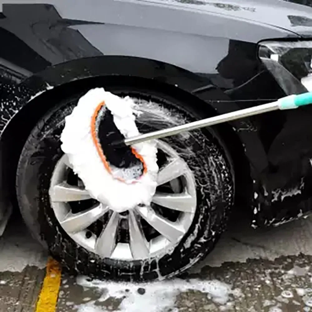 Молочный шелк щетка для мытья автомобиля мягкие волосы пылезащитный Пинцет машина с телескопической чистящей Швабра Автомобильная щетка длинная ручка инструмент для чистки