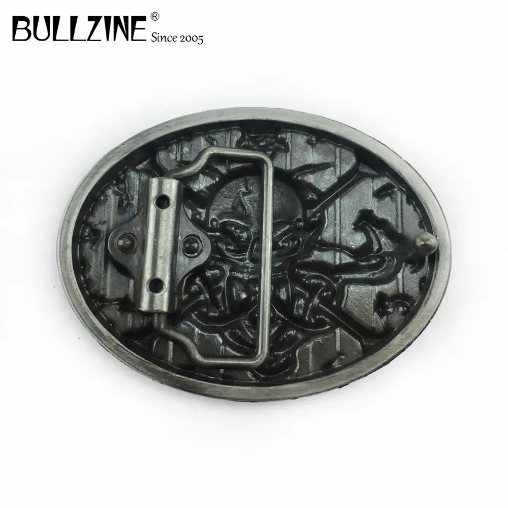 Оптовая продажа пряжка Bullzine для ремня в виде черепа со змеиным ремнем