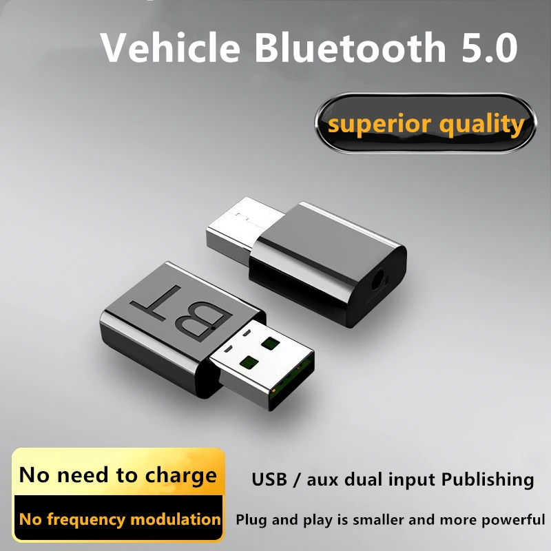 

USB Adapter Bluetooth AUX Wireless Mini Music Receiver Stereo Audio For IPhone Samsung Xiaomi Car Kit Music Receiver Adapter