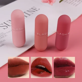 

1/3/5/pcs/set Capsule Small Lipstick Set Waterproof Moisturizing Matte Lipstick Kit Non-Stick Cup Sexy Lip Stick Small Lipstick