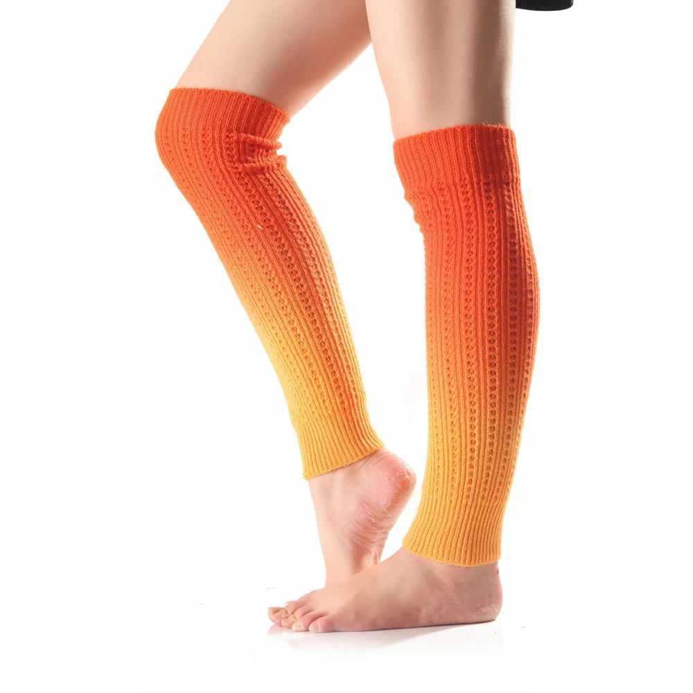 1 пара, женские зимние модные теплые мягкие кашемировые гетры, вязаные однотонные цветные женские высокие сапоги до бедра, носки