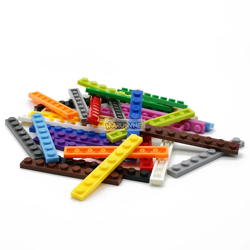 Базовая пластина MARUMINE 1x8 точек 80 шт. Классические блоки MOC Строительные кирпичи