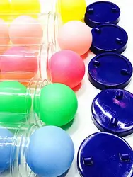 6 Pieces Of Pvc Material Hook Color Plastic Table Tennis Competition Training Mixed Color Raw Material Equipment