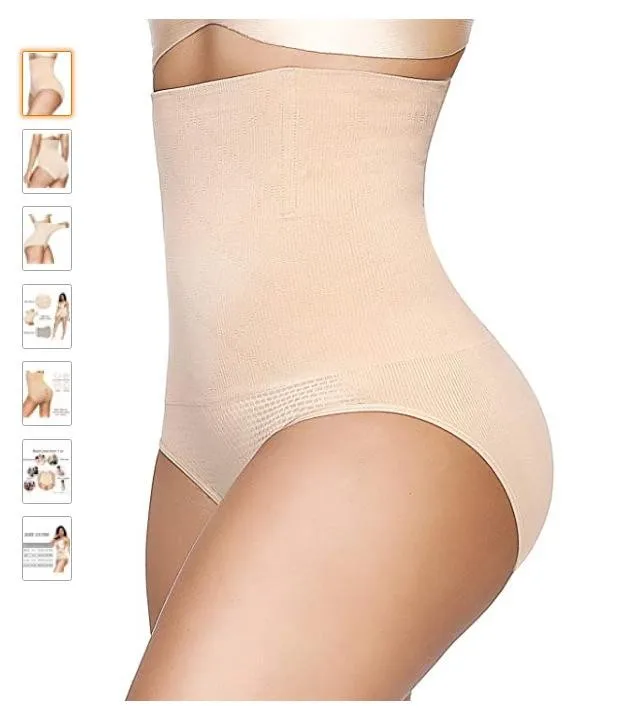 Women's Shapewear Control Panties Seamless High Waist Body Shaper Tummy Slimming Sheath Control Panties Corrective Underwear body shaper