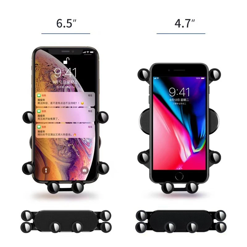 Автомобильный держатель телефона на вентиляции для Iphone, подставка для автомобиля, держатель мобильного телефона, совместимый с iPhone Xs/Xs Max/XR/X/8/8 P