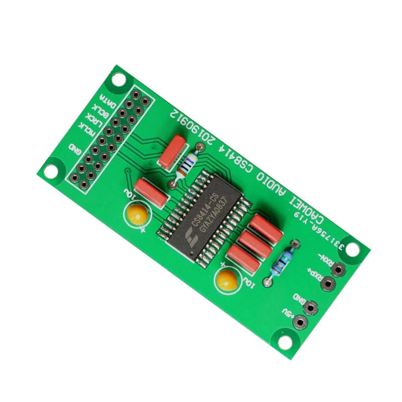Coaxial do Receptor Digital de Lusya Giratória do cd Cs8414 para a Saída de Sinal Khz para Receber o Sinal T1079 da Plataforma Placa Coaxial I2s 96 - Image 6