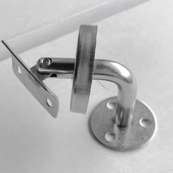 

1*Stainless Steel Handrail Bracket Glass Balustrade Stair Wall Glass Support New
