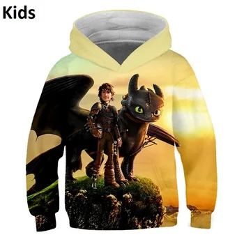 

2020 How To Train Your Dragon Chlidren Cloth Set Kids 3d Print Hoodie Baby Girl Boy Hoodies Sweatshirts S-XXL 03