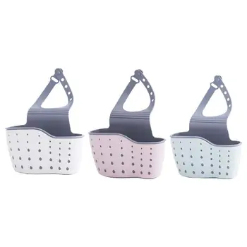 

Sink Sponge Holder Gadgets for Kitchen Sponge Holder Dish Drainer Faucet Storage Organizer Adjustable Strap Soap Drain Basket