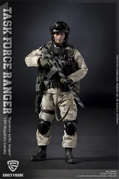 

Z.DYnan Crazy Figure 1/12 Military Soldier Action Figure US Delta Special Force Rangers Task Force 1993Male Soldier Model