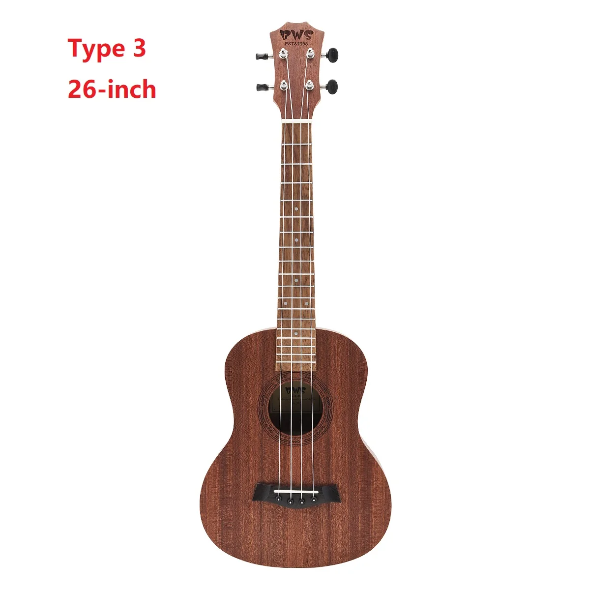 21 / 23 / 26 Inch Concert Ukulele Hawaiian Guitar Four String Guitar Mahogany Wood Ukulele as Birthday Christmas Gifts ukulele set