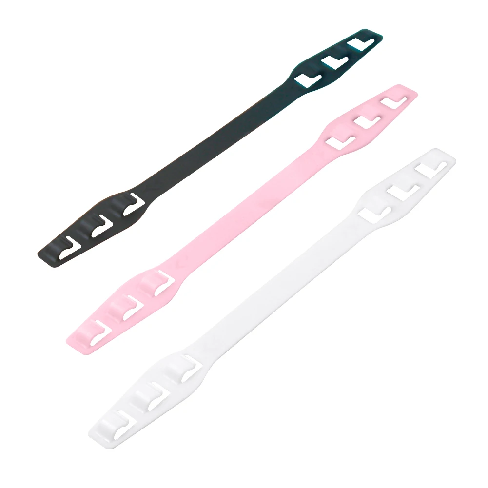 

3pcs Reusable Practical Third Gear Adjustable Face Mask Buckle PE Extension Hook Universal Ear Grips Anti Slip Wear Resistant