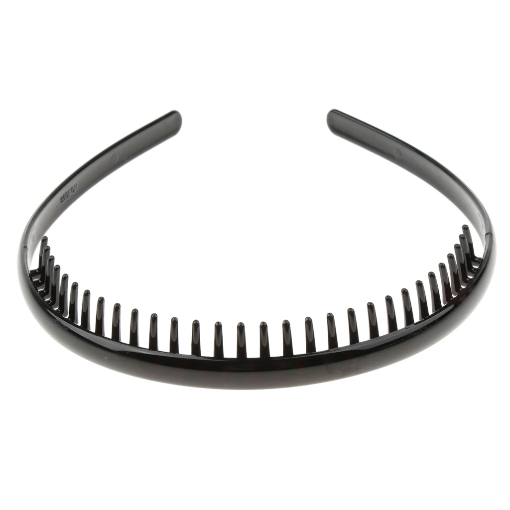

Women Men Girls Unisex Resin Toothed Headband Hair Band Accessories