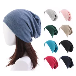 Women Men Hat Thin Beanie Hip Hop Cap Cotton Beanies Spring Outdoor Unisex Breathable Oversized Ski Slouch Hat Cap Baggy