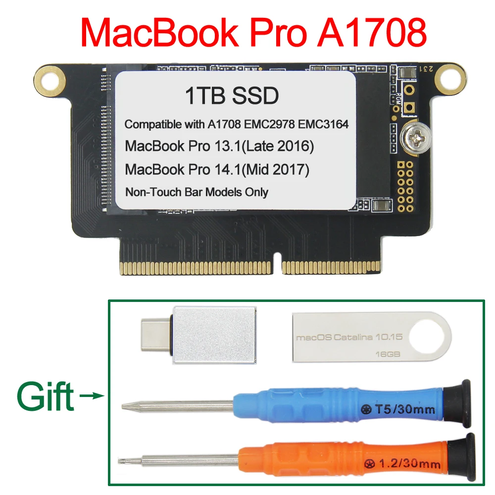  DISQUE DUR SSD INTERNE POUR MACBOOK PRO 13 A1708 DE 2016 2017