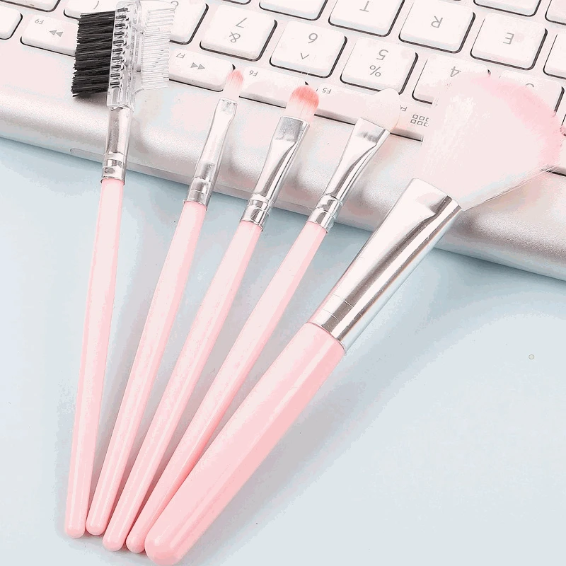 

Professional 5Pcs/Set Makeup Brush Set Cosmetic Tools Cleaning Brush Tools