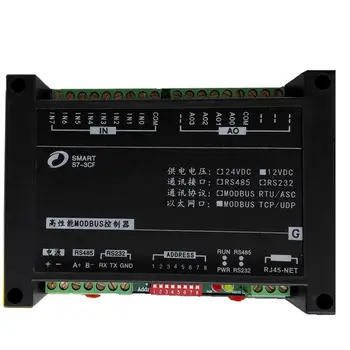 

4 channel analog output 8 switch input RS485 module 0-4-20mA 0-5-10V output0.2% accuracy7-30VDC 3W reverse connection protection