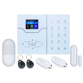 

Color Text English French menu HA-VGW Wifi Home Alarm System GSM Alarm system Anti-thief Smart Home Burglar Alarm system