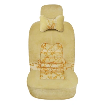 

Warm Car Seat Cover Universal Winter Plush Cushion Faux Fur Material for Car Seat Protector Mat Car Interior Accessories Plush C