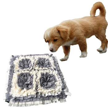 

Cat Pet Supplies Foraging Nose Training Mat Anti Bite Sniffing Pad Dog Smell Puppy Blanket Stress Intelligence Toys Health Soft