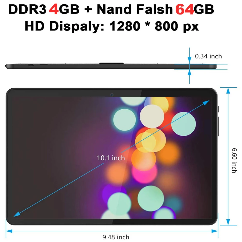 

2020 New 10 inch Tablet PC Octa Core Android 9.0 OS Dual SIM Cards WIFI GPS Global Tablet 10.1 64GB ROM GPS 10 inch Tablets