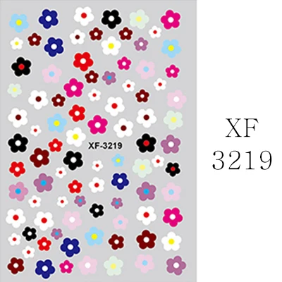 XF3219 FlorVida 1 шт. наклейки с леопардом для дизайна ногтей 3D пантера точечный узор для сексуальных ногтей красоты самоклеющиеся не водные передачи - Цвет: XF3219